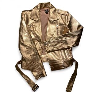 gold belted jacket